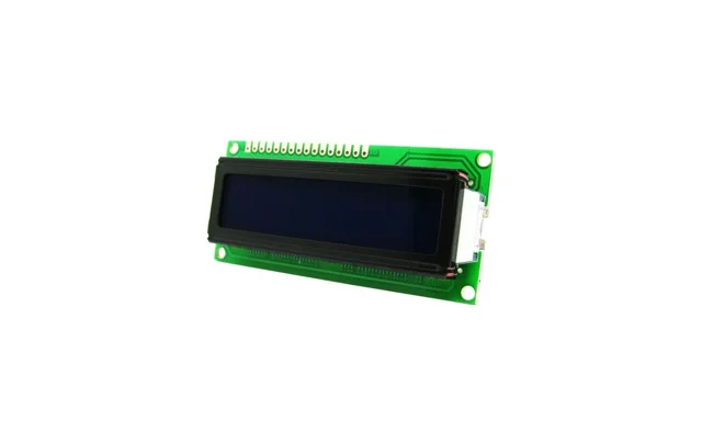 نمای زاویه‌دار نمایشگر LCD کاراکتری 16×2