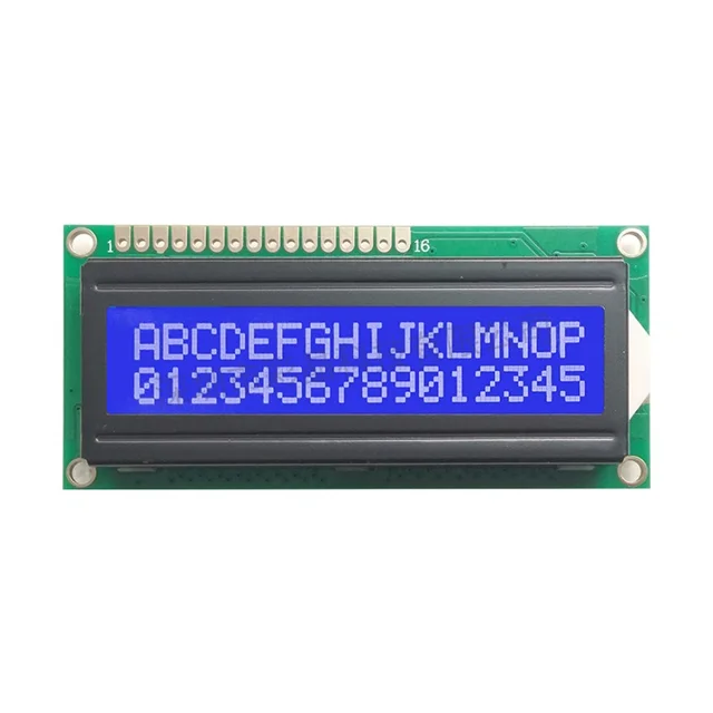 LCD کاراکتری 16×2 بک لایت آبی مدل 1602A