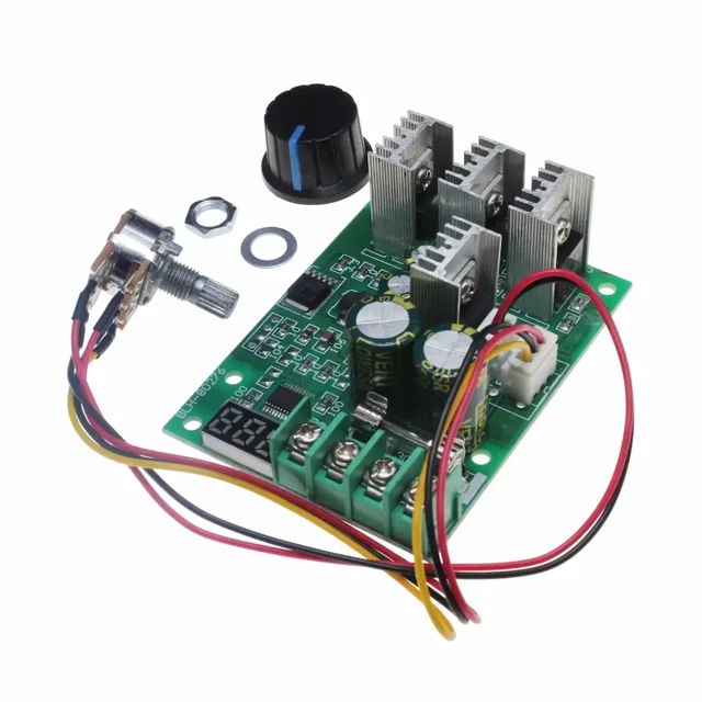 ماژول کنترل دور موتور DC مدل PWM 30A با نمایشگر دیجیتال