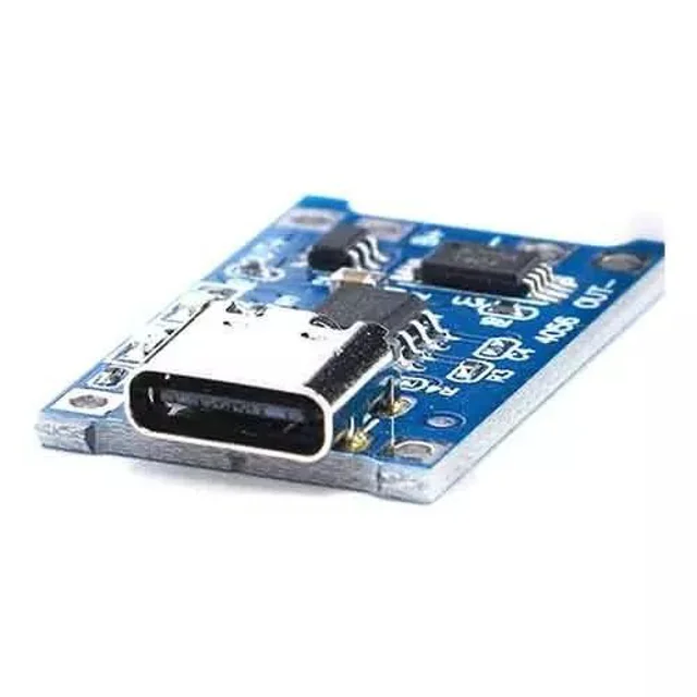 ماژول شارژر باتری لیتیومی TP4056 با USB Type-C و مدار محافظ