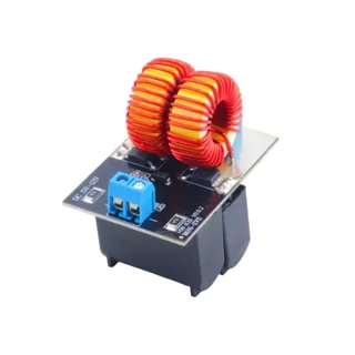 نمای زاویه‌دار ماژول گرمایش القایی ZVS 120 وات